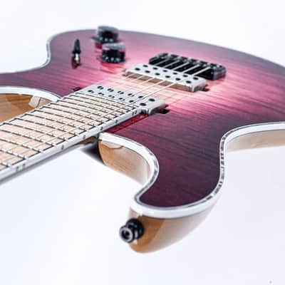 Mayones Regius 6 Natural Fade Red Burst image 10