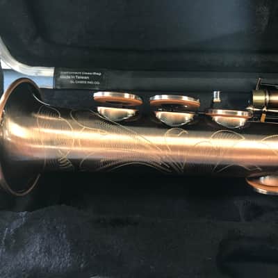 Antigua Winds PowerBell Professional Bb Soprano Saxophone - Vintage Copper Lacquer image 4