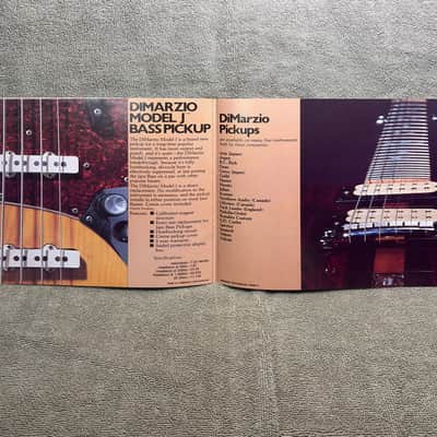 1972 Martin 1973 Ampeg 1976 Music Man & 1978 DiMarzio Catalogs (Lot Of 4) image 6