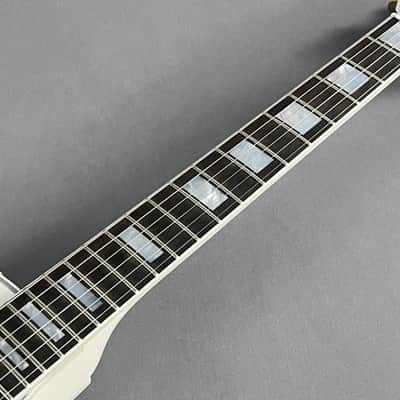 Gibson Custom Les Paul Custom Electric Guitar - Alpine White ~ As New Mint! image 12