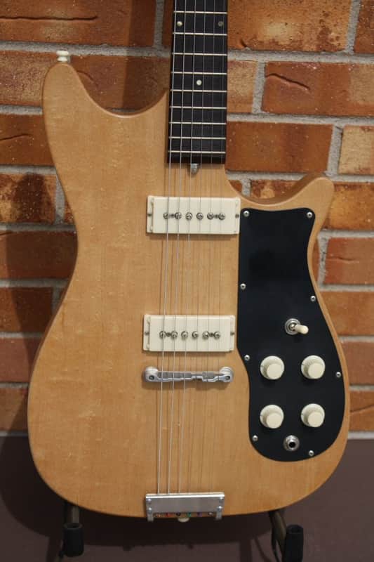 1960 Carvin #3-SBG Solid Body Electric Guitar - Natural Finish image 1