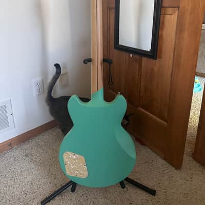 D'Angelico Deluxe Brighton LE 2020 - Matte Surf Green image 3