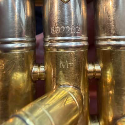 BACH STRADIVARIUS 190M37X Bb TRUMPET – RAW BRASS – MINT CONDITION – ORIGINAL BACH CASE image 10
