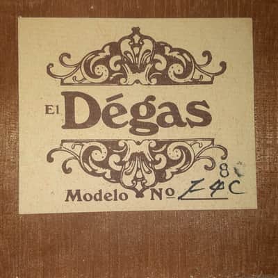 Vintage El Degas Classical Acoustic Guitar Model F4C MIJ image 25