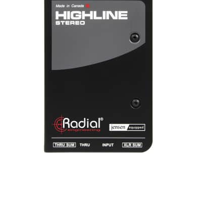 RADIAL ENGINEERING HIGHLINE STEREO Boîtes de direct - Isolateur Stéréo pour Simulateur Ampli image 3