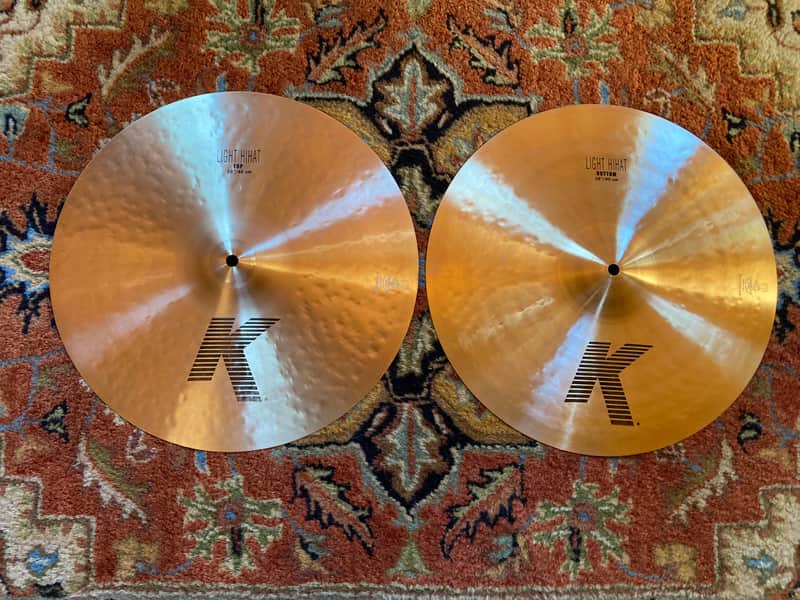 Zildjian K Light Hi-Hat Cymbals - 16 inches image 1