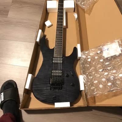 ESP LTD M-200 FM with Jatoba Fretboard 2018 - Present - See Thru Black image 5