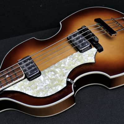 Hofner HCT-500/1L SB Left Handed Contemporary Beatle Bass Hard To Find Brown Sunburst & Hofner CASE image 4