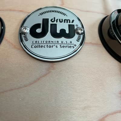 DW Collector's Series Satin Oil Snare Drum 6.5x14 Natural W/Black Nickel HW image 2