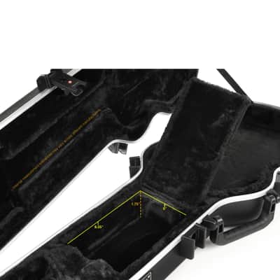 SKB 1SKB-56 Deluxe Les Paul Guitar Hard Case with TSA Latches 2010s - Black image 5
