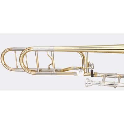 Blessing Tenor Trombone, .547" Bore, Open Wrap, F Rotor, Yellow Brass Bell image 2