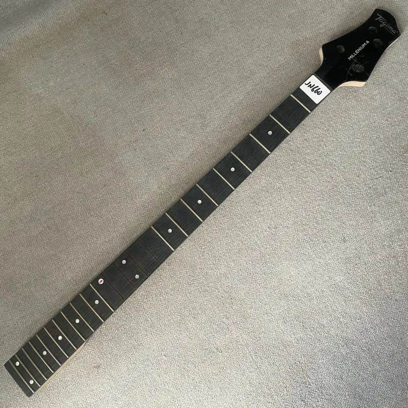 Black Tagima 4 String Bass Maple Neck, Rosewood Fingerboard image 1