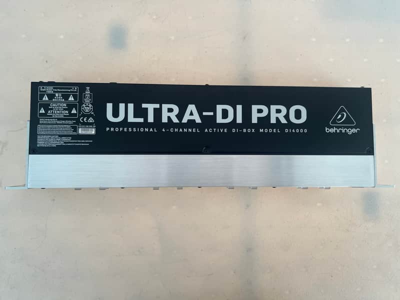 Behringer Ultra-DI Pro DI4000 4-Ch Active Direct Inject Box 2010s - Standard image 1