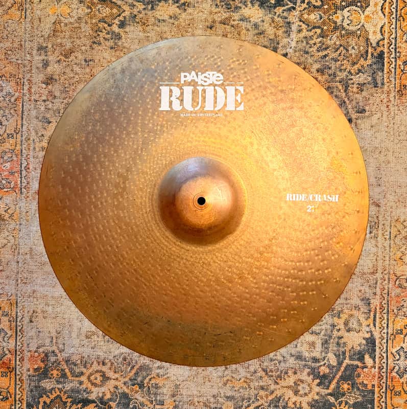 RARE PAISTE RUDE 21” YES! THE 21”! ORIGINAL FROM ‘85! 2846 g Alex Van Halen image 1