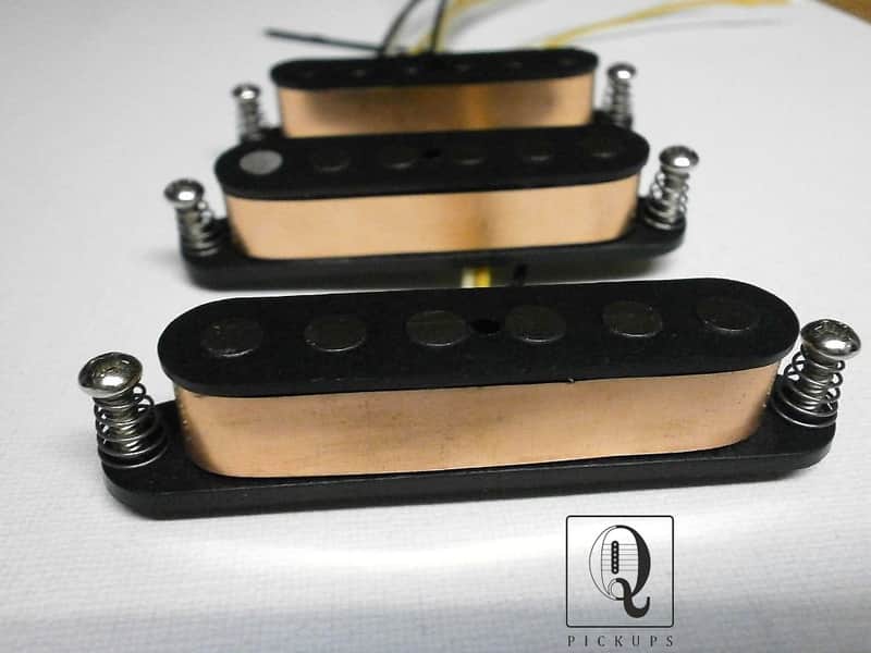 Stratocaster Schecter F500-T Pickups SET Alnico 5 .250" F500T COIL TAPPED Knopfler Blackmore Strat image 1