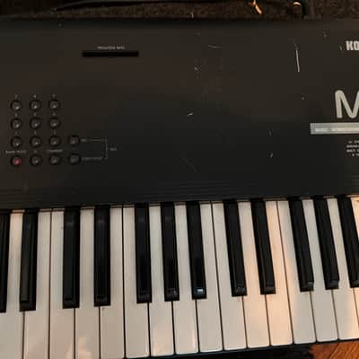 Korg M1 61-Key Synth Music Workstation 1990s - Black image 1