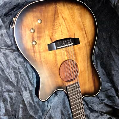 Carvin AC275-12 2000’s - Darkburst Koa Top 12 String Acoustic Electric Guitar image 6