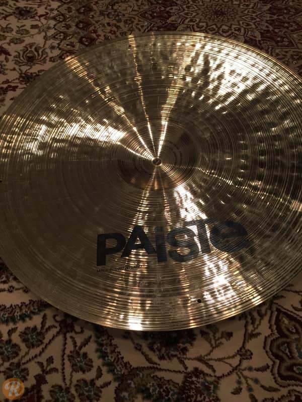 Paiste 20" Sound Formula Dry Ride Cymbal 1993-1996 image 3