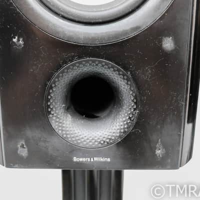 B&W PM1 Bookshelf Speakers; PM-1; Mocha Gloss Pair w/ Stands image 7