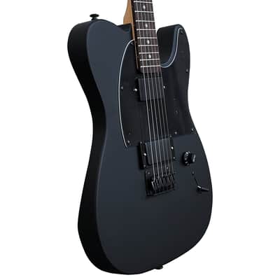 Dynacaster BT-1 Super Tele Humbuckers w/ Preamp Electric Guitar Satin Black image 6