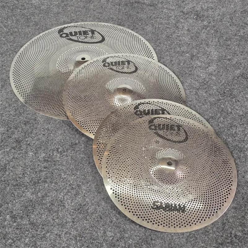 Used Sabian Quiet Tone Practice Cymbal Set 13/14/18 - Good image 1