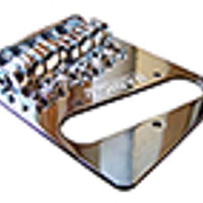 Babicz Full Contact Hardware ORIGINAL SERIES FCH6 TELE STYLE BRIDGE, 6 String, chrome image 2