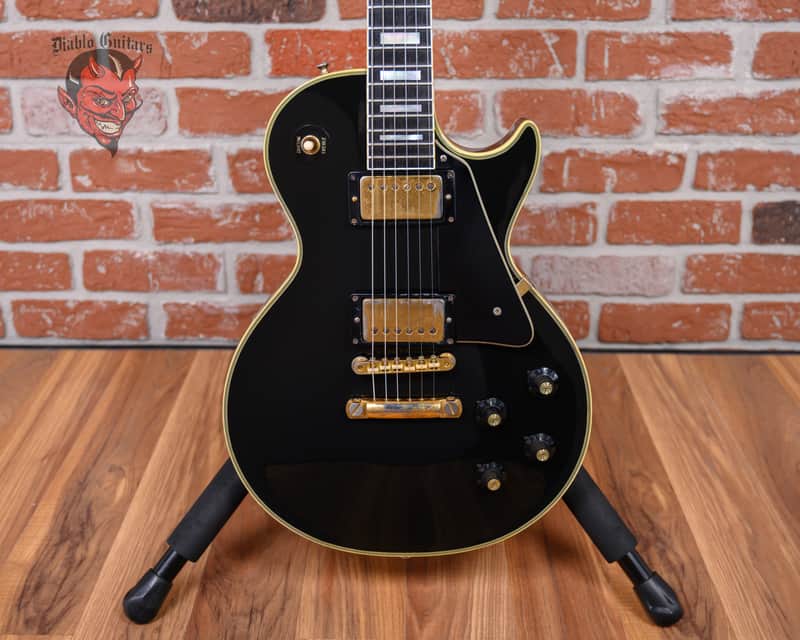 Gibson Les Paul Custom Ebony 1970 w/OHSC (Refin/Refret) image 1
