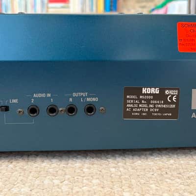 Korg MS2000 2000s - Blue image 9