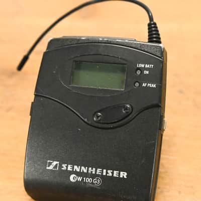 Sennheiser ew 100 G3 Bodypack Wireless System - 518-554 MHz (NO PSU) CG01YQS image 10