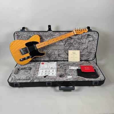 2019 Fender American Ultra Telecaster Butterscotch Blonde image 1