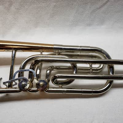 Olds Custom Crafted P-24G Bass Trombone - Double Independent Triggers image 5