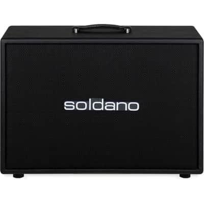 Soldano Straight Guitar Speaker Cabinet (120 Watts, 2x12"), Black, 8 Ohms image 1