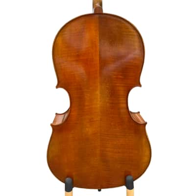 Wider Body Cello 4/4 Full size maple wood, Strong Big rich sound,spirit varnish image 5