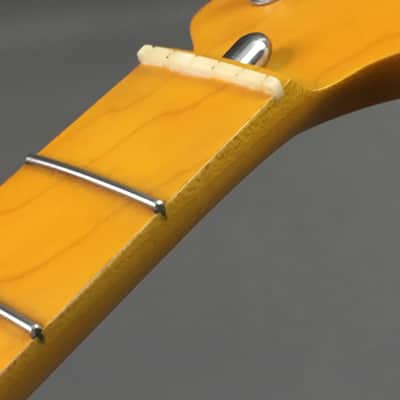 Loaded Custom NOS Relic Rock Maple Guitar Neck Strat Amber Nitro CBS Bullet Truss Rod + Gotoh MIJ Tuners image 16