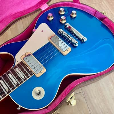 Gibson Custom Shop M2M '57 Les Paul Standard Reissue "Deluxe“ - Basalt Blue Sparkle Top Bild 7