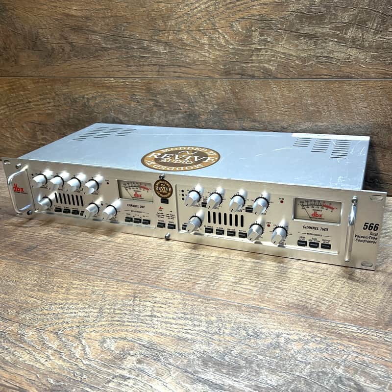 REVIVE AUDIO MODIFIED: DBX 566, DUAL CHANNEL TUBE COMPRESSOR image 1