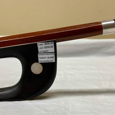 New/Old Stock Jean-Paul Martin Octagon "Select-grade" Pernambuco 3/4 German-style Bass Bow JM4BGOCT image 1