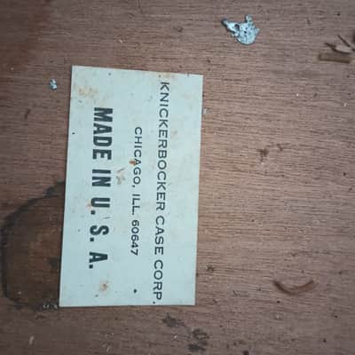 Vintage KNICKENBOCKER CASE CORP. Vacuum Tube sevice Caddy 1976 - Very Cool image 9