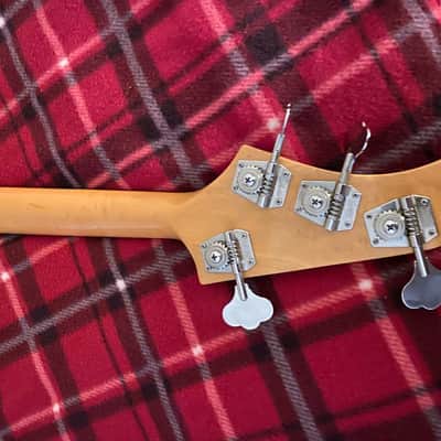 Wilkes Percussive Fretless Bass 1982 Custom 1982 Metallic Orange image 8