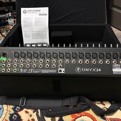 Mackie Onyx24 24-Channel Analog Mixer with Gator Case image 2