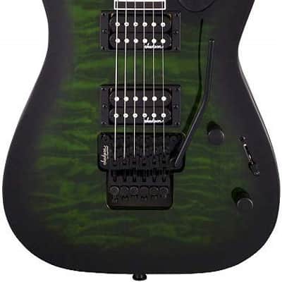 Jackson JS Series Dinky Arch Top JS32Q DKA 6-String Electric Guitar with Dual Jackson High-Output Humbucking Pickups (Right-Handed, Transparent Green Burst) image 2