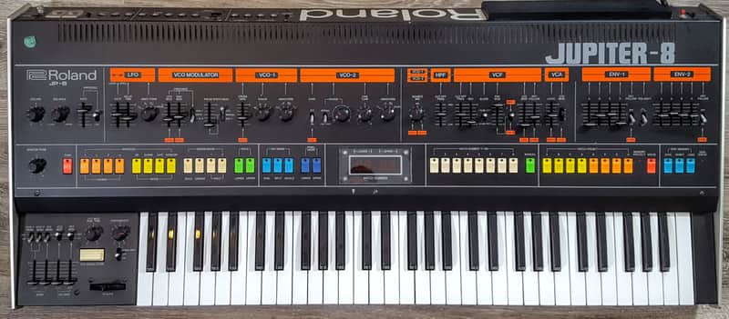 Roland Jupiter-8 61-Key Synthesizer with MIDI installed image 1
