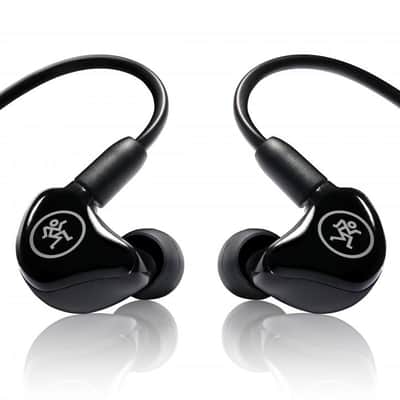 Mackie MP-120 Single Dynamic Driver Professional In-Ear Monitors + Carry Case image 1