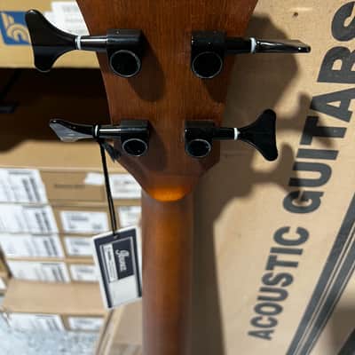 Ibanez AEGB24E AEG Acoustic-electric Bass Guitar - Black High Gloss image 6