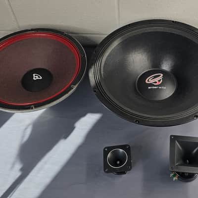 Speaker Cabinet With 15" Cerwin-Vega 153 EV II Cerwin-Vega C5G Tweeter Cerwin-Vega H25F Tweeter Horn Pyle Pro Pds344 Horn 18" Mitzu Mit-181500. image 11