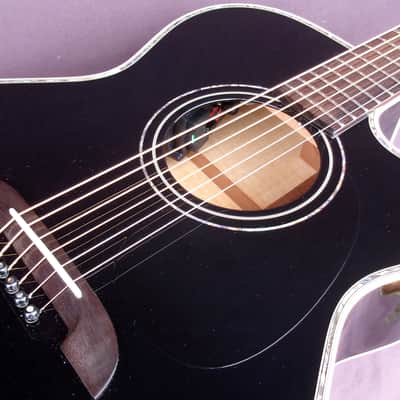 2020 K Yairi WY-2BK Electric Acoustic Guitar with cutaway+Original Hard Case etc. image 19