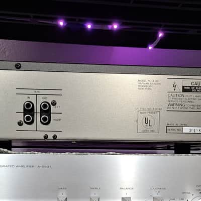 Harman Kardon EQ8 Ten Octave Graphic Equalizer Vintage || Serviced || 1980's Japan image 3