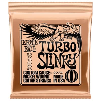 ERNIE BALL 2224 Slinky Nickel Turbo 95-46 Saiten für E-Gitarre image 1