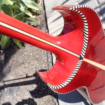 Pasaye Bajo Quinto 2019 Transparent Diablo Red image 6