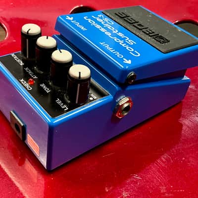 Boss CS-3 Compression Sustainer (Silver Label) - Blue- Guitar Pedal image 4